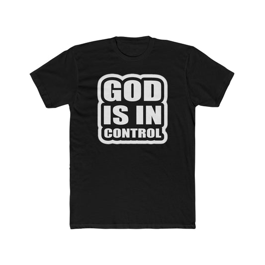 God Is In Control (Praying Hands On Back)