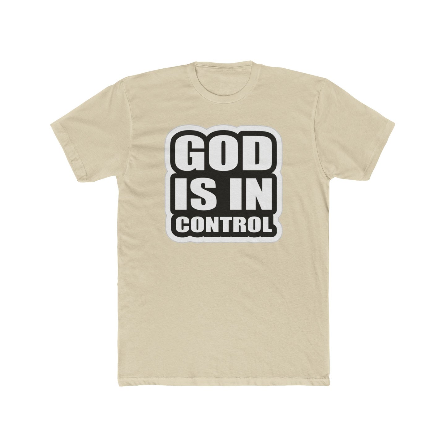 God Is In Control (Praying Hands On Back)