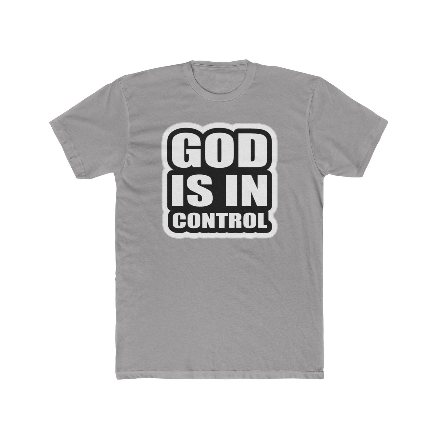 God Is In Control (Praying Hands On Back)